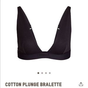 Skims cottons plunge bralette